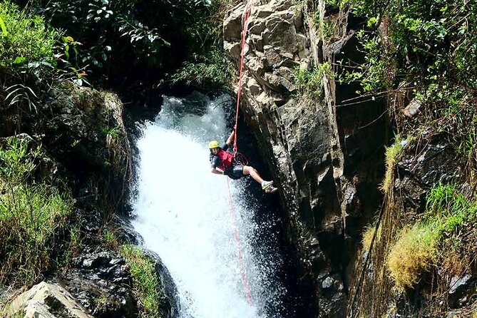 Combo Activity Trekking, Sup Paddling, Camping and Canyoning - Canyoning and abseiling in Dalat: safety, trust, and a real sense of achievement