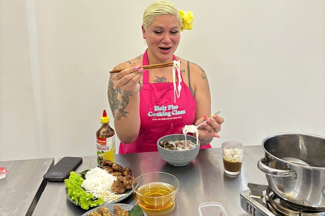 Cook 4 Local Vietnamese Dishes In Pink-themed Class & Market Tour - Price and what $38 actually buys you
