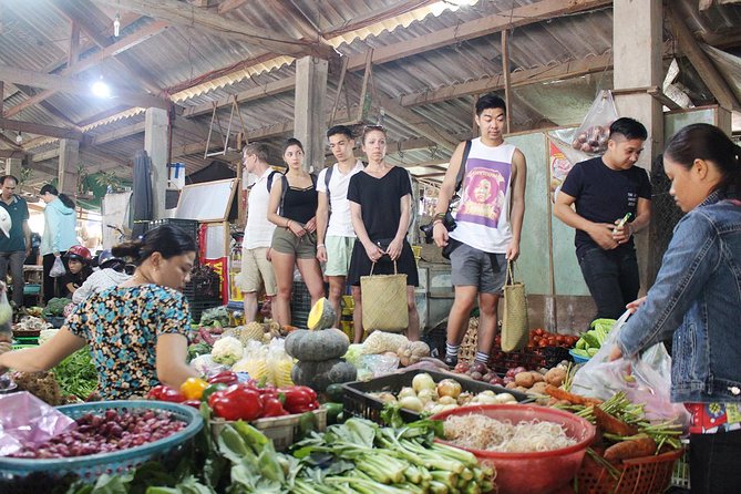 Cooking Class Hoi An:Local Market, Basket Boat, Fishing & Cooking - Stop at the market: choosing ingredients is half the lesson