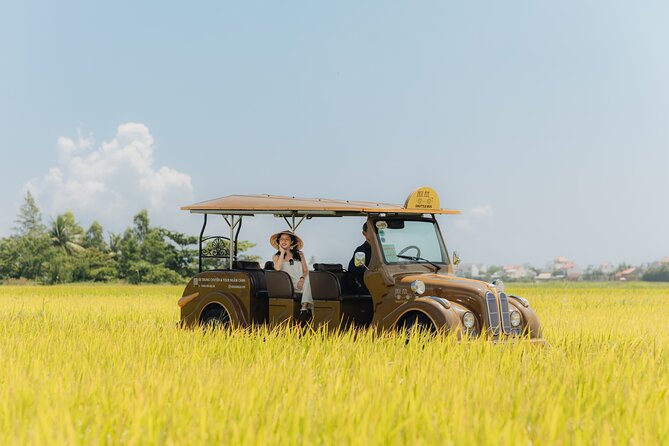 Countryside Adventure Private Tour by Electric Car - Thu Bon River and Moonlight Bridge, a good start before the paddies