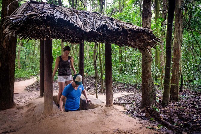 Cu Chi Tunnels and Mekong Delta 1 Day Tour With Small Group - Cu Chi Tunnels: Video Intro, Living Spaces, and the Food Guerrillas Ate