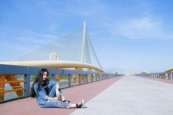 Da Nang City Tour Motorbike/Scooter & Sightseeing By Lady Rider - My Khe Beach: a war-era landmark with a simpler stop