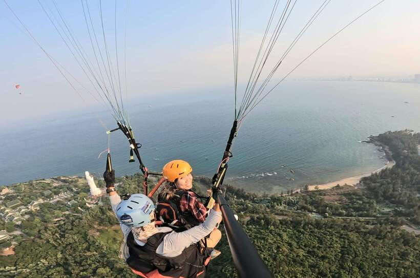 Da Nang Private paragliding experience on Monkey Mountain - GoPro filming included, plus how to actually get good footage