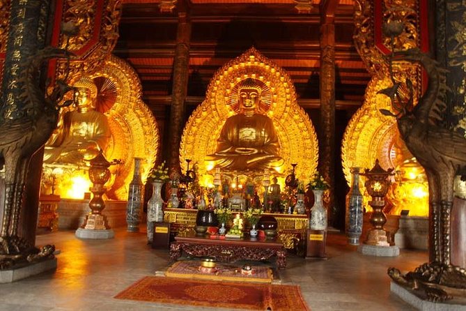 Daily Tour Trang An-Bai Dinh Group Tour - Bai Dinh Pagoda: Electric cars, huge statues, and the summit view