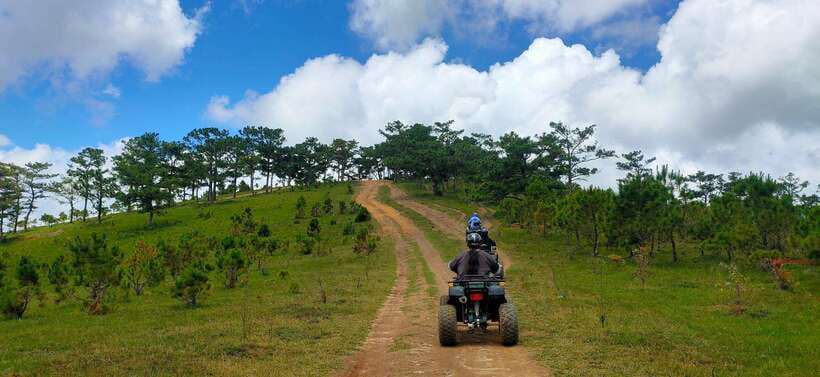 Dalat: 1- or 2-Hour Sightseeing ATV Adventure - The Ride Itself: Automatic Control Through Farm and Hills