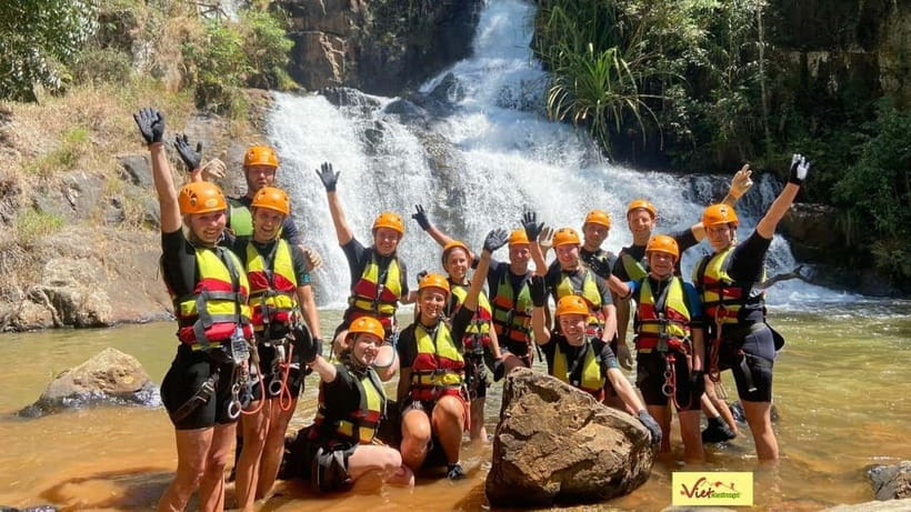Dalat: Canyoning Extreme Adventure Vietnam - Dalat canyoning as a full-on action day in the jungle