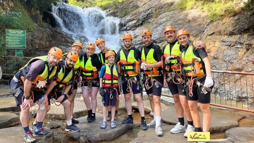 Dalat: Canyoning Extreme Adventure Vietnam - Water sliding and waterfall conquering: from playful rocks to 25m impact