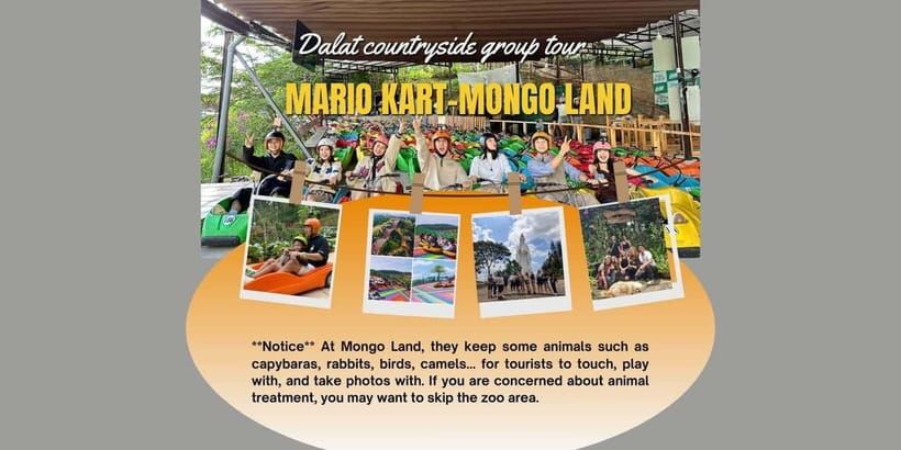 Dalat: Go Kart - Mongo Land - Countryside Small Group - Pickup timing and how the day actually runs