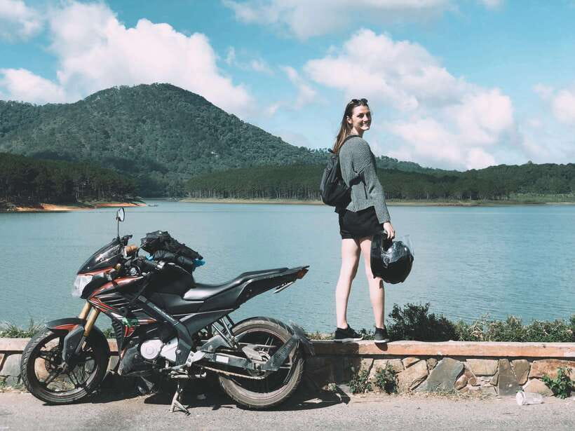 Dalat: MOTORBIKE TOUR TO PONGOUR FALLS- SILK- COFFEE FARM - Dalat countryside, but with waterfalls you can time