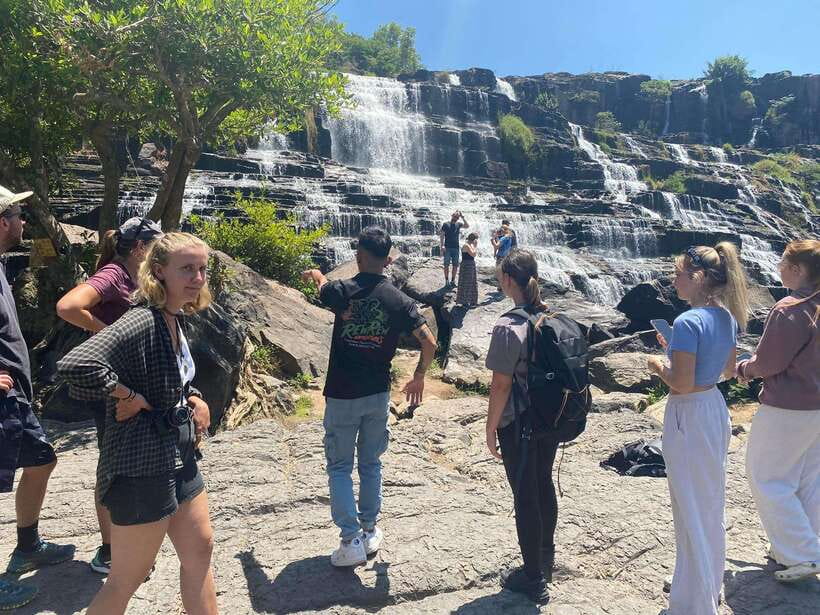Dalat: Three Waterfalls Small Group Tour - Alpine Coaster - Thien An Cricket Farm (Trang Trại Dế Anh Tuấn): snacks with a story