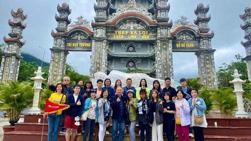 DaNang/HA: Lady Buddha, Marble Mountain & Am Phu Caves Tour - Hotel pickup from Da Nang or Hoi An, then a smooth 4.5-hour loop