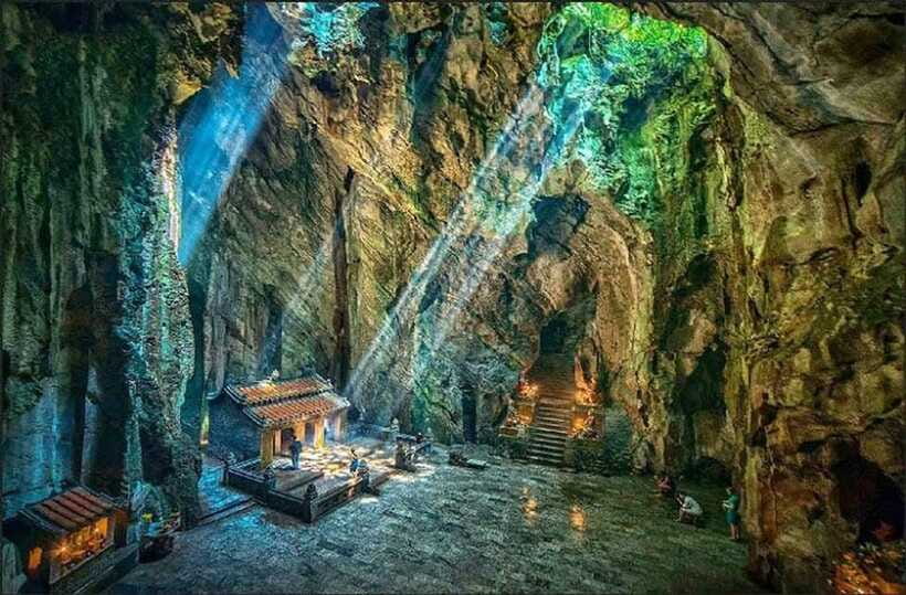 DaNang/HA: Lady Buddha, Marble Mountains, Am Phu Cave Tour - Linh Ung Pagoda and the Lady Buddha at Monkey Mountains