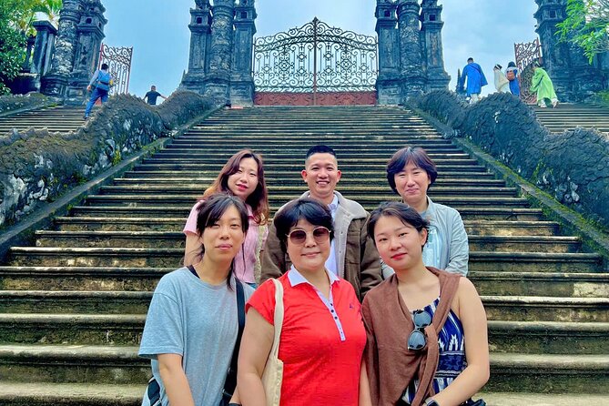 Danang/Hoi An to Hue Day Trip with English Speaking Driver - Tomb of Khai Dinh: Western and Oriental architecture plus stairs