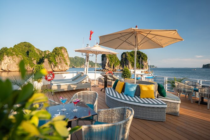 Day Tour Serenity Cruise at Lan Ha Bay from Hanoi, Hai Phong - Kayaking, swimming, and slide fun: the most hands-on part of the day