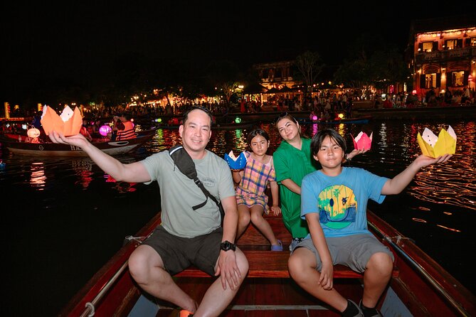 Discover Hoi An by Bamboo Basket and Lantern Boat - Bay Mau Coconut Forest: the round bamboo basket boat ride in practice