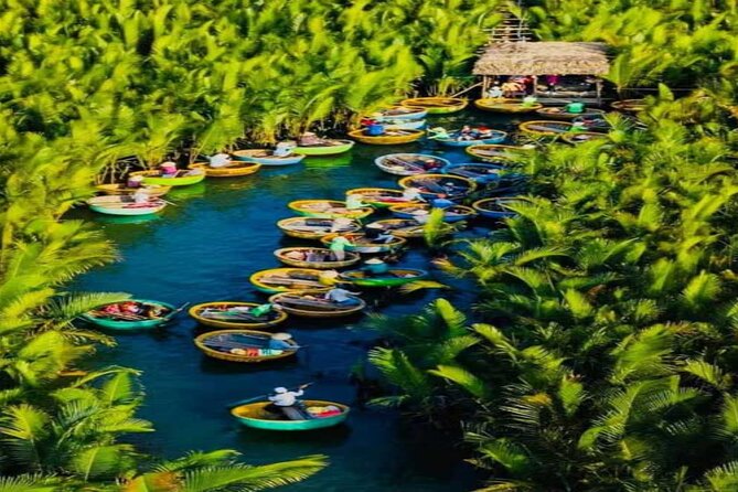 Discover Hoi An by Bamboo Basket and Lantern Boat - Stop in Hoi An Ancient Town: receiving and releasing your lantern
