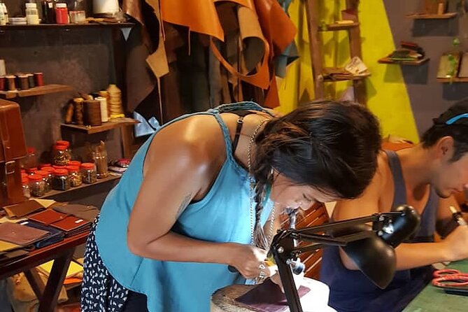 Discover Leather Workshops Experience in Old Town Hoi An - Learning pattern work and accurate cutting