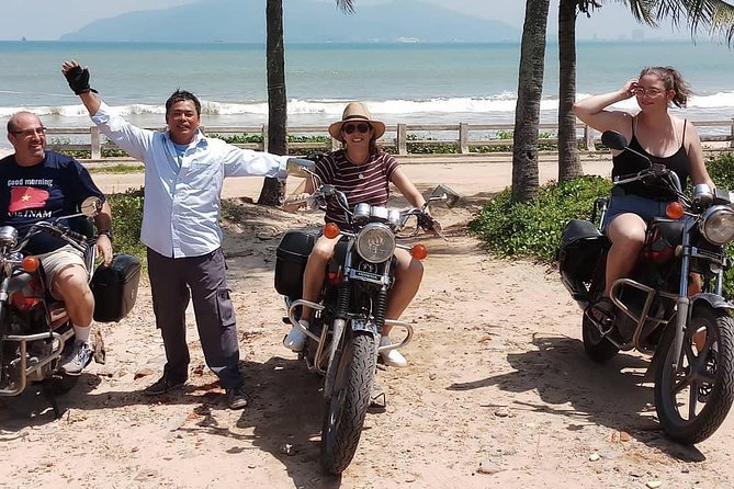 Easyrider from Hoi An to Hai Van Pass One day loop with Mr Thong - Lang Co Beach and the Suoi Mo waterfall swimming hole