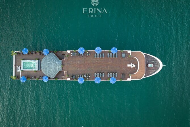 Erina Cruise 5-star cruise 2 day visit Lan Ha Bay private balcony - Two days that start with a clean, easy Hanoi pickup