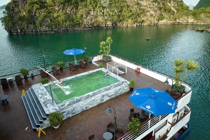 Erina Cruise 5-star cruise 2 day visit Lan Ha Bay private balcony - Private balcony, A/C comfort, and the real meaning of “5-star”