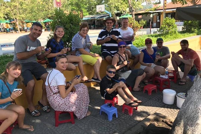 Evening Walking Food Tour, folk game and lantern boat - The Lantern Boat on the River: Night Views and One Floating Moment