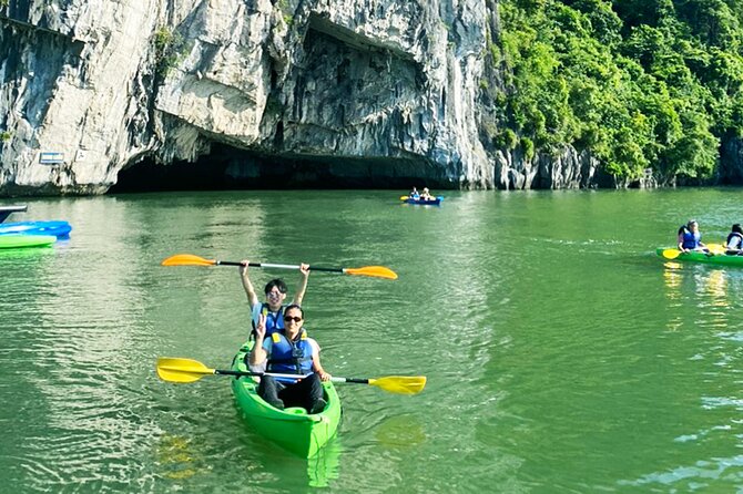 Excellent Halong Bay Day Cruise All Inclusive From Hanoi - Boarding at Tuan Chau: safety, lunch, and what to expect onboard