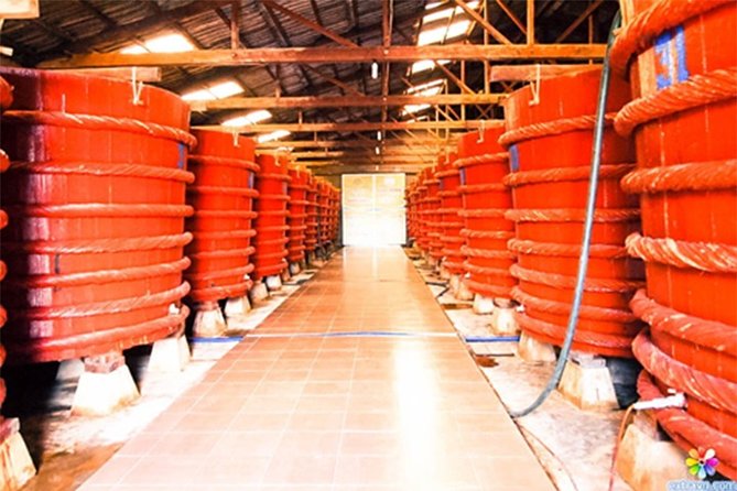 Explore the south of Phu Quoc island by private US Army Jeeps - Stop 4: Phú Quốc fish sauce factory, tasting what you eat