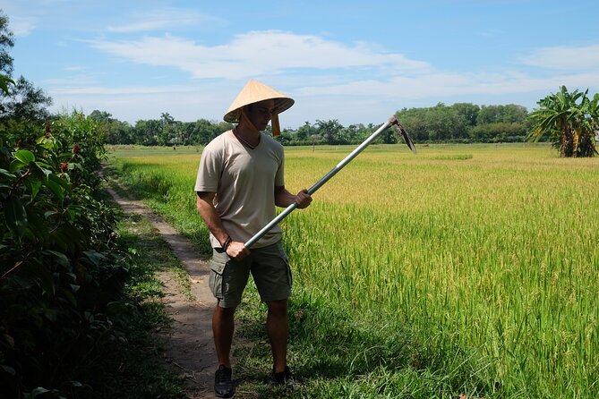 Exploring organic farm & Vietnamese Culinary with Master chef - Rice paper processing: making the base before you eat it