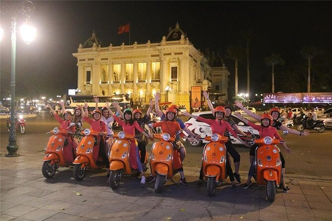 Female Riders Vespa Night Street Food + Train Street food 4 Hours - Price, time, and value for a 6:00 pm start