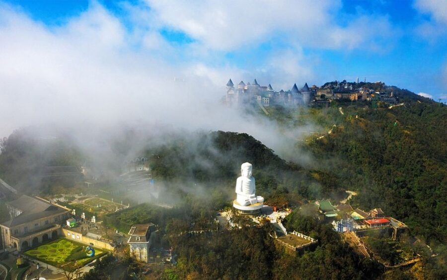 From Da Nang: Ba Na Hills and Golden Bridge tour & options - Linh Ung Pagoda and the 27-meter Buddha