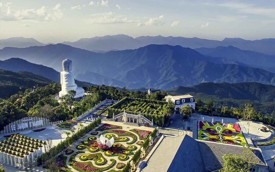 From Da Nang or Hoi An: Ba Na Hills Golden Bridge Tour - The French Village stop: architecture before the chaos