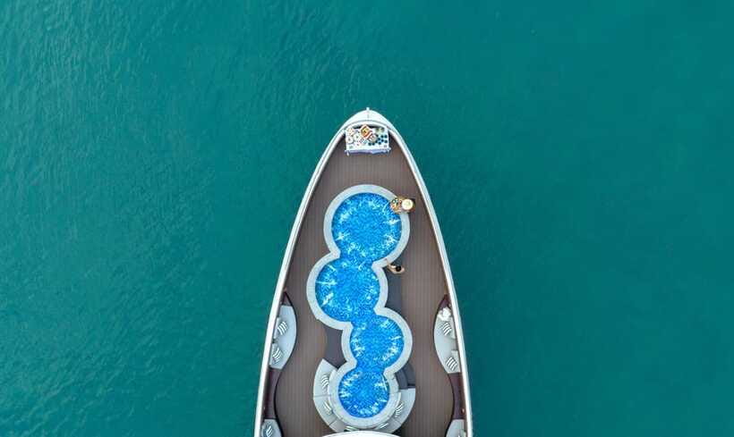From Ha Long: Luxury Symphony Day Cruise with 2 Jacuzzi Pool - Price and value for $58, plus the costs to watch