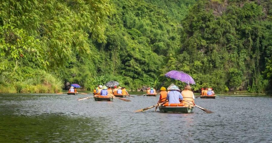 From Hanoi: 3-Day Luxury Tour Ninh Binh & Ha Long Bay Cruise - Boarding on Ha Long Bay: welcome drink, safety talk, and meal rhythm