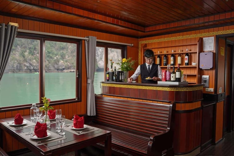 From Hanoi/Cat Ba: Lan Ha Bay Full-Day Boat Trip - Ong Cam Islet lunch at 12:30, and the food factor