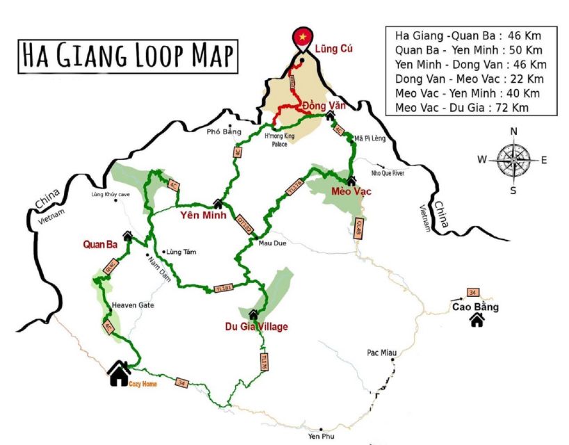 From Hanoi: Ha Giang Loop 3-Night 3-Day with Easy Rider - Day 3: Du Gia Waterfall Cooling Off and Lung Tam Textile Culture