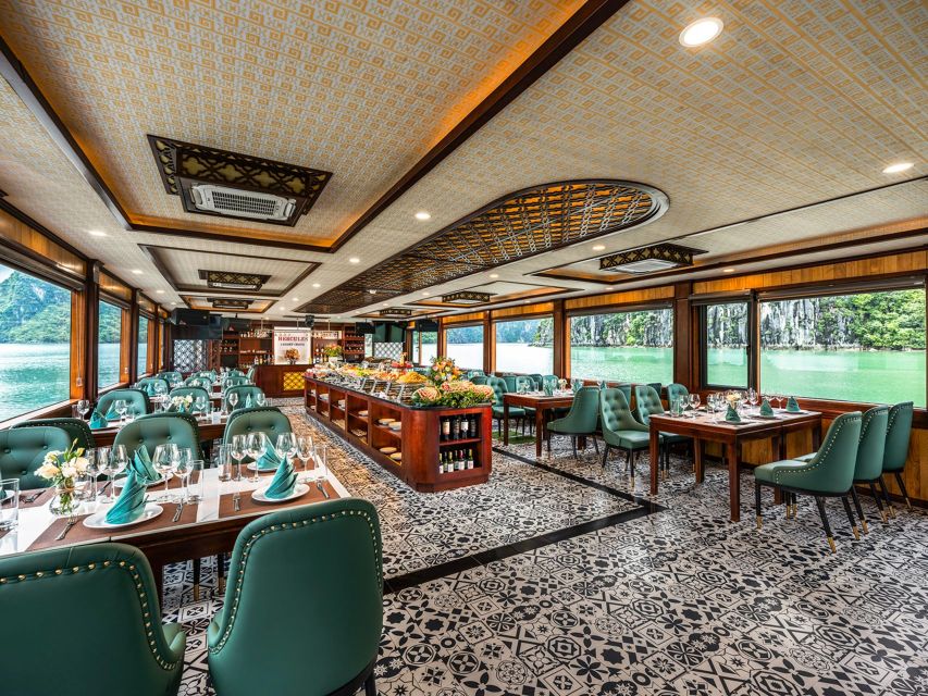 From Hanoi: Ha Long Bay 5-star Day Cruise with Buffet Lunch - Titop Island Viewpoint, Climb vs Swim Choices