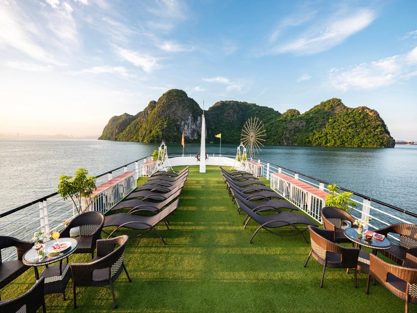 From Hanoi: Ha Long Bay 5-star Day Cruise with Buffet Lunch - Buffet Lunch Onboard and When to Line Up