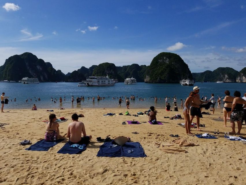 From Hanoi: Halong Bay Day Trip w/ Cave, Island & Kayak - Surprising Cave: stalactites, stalagmites, and a bit of walking