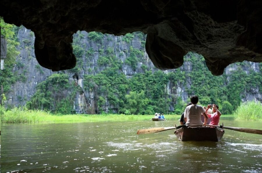 From Hanoi: Hoa Lu & Tam Coc with Buffet lunch & Cycling - Bike tour through villages: a short ride with real countryside energy