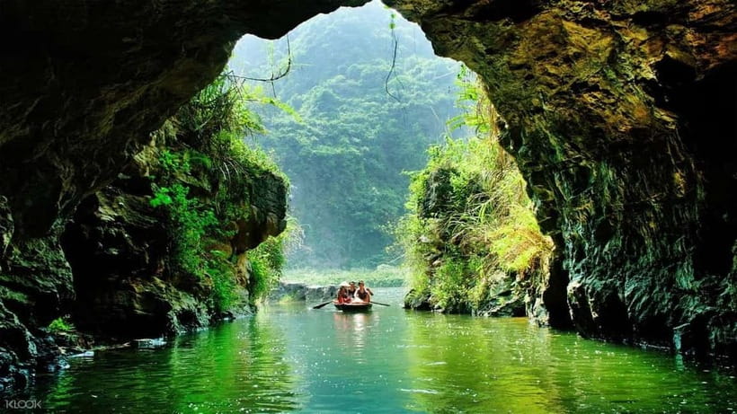 From Hanoi: Ninh Binh Bai Dinh or Hoa Lu, Trang An, Mua Cave - Hang Mua and Thung Sen, the step climb earns the rice-field panorama