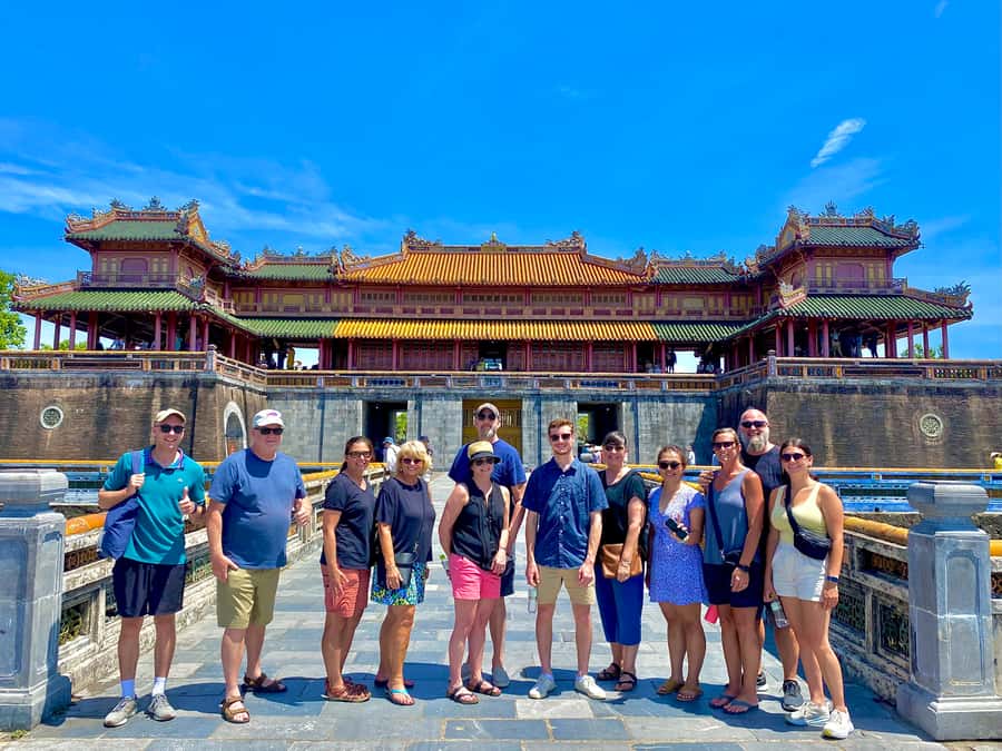From Hoian & Danang: Hue City Tour with HaiVan Pass - Hai Van Pass views, Lap An Lagoon photos, and Lang Co Beach stop