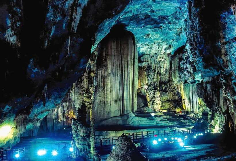 From Hue: Phong Nha Cave & Paradise Cave Full-Day Trip - Son River Dragon Boat: Limestone Views Before the Big Cave