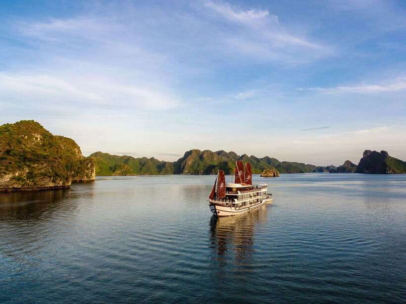 From Lan Ha Bay: 3-Day 2-Night Cruise with Meals & Kayaking - Day 1: rowing, cooking, and a sunset party on the water