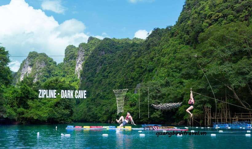 From Phong Nha/DongHoi: Paradise Cave and Zipline Dark Cave - Lunch at the Dark Cave Area, What the Break Feels Like