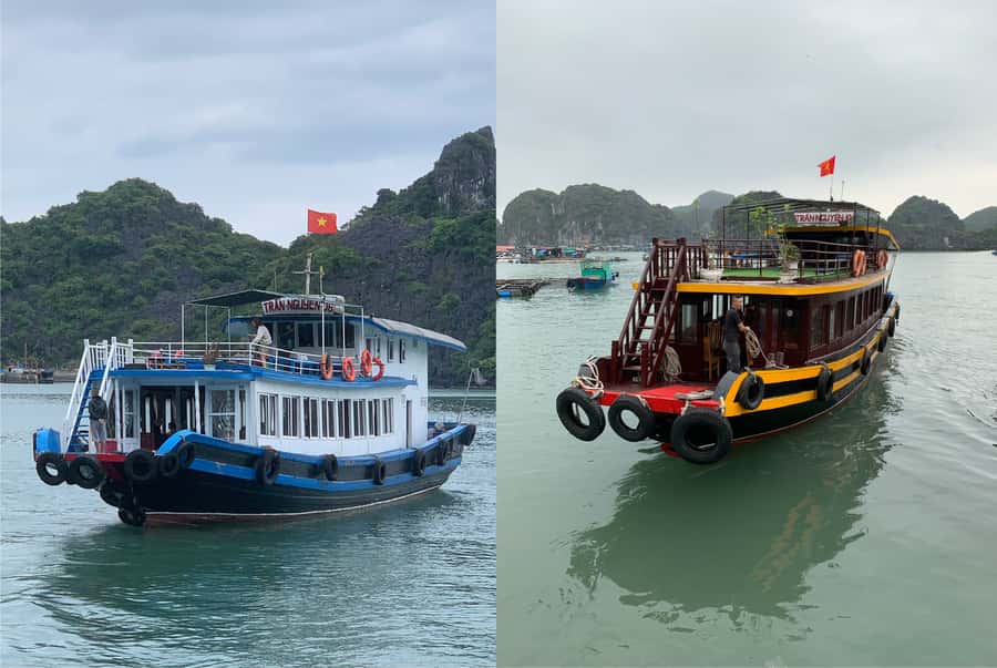 Full day boat trip with Cat Ba's captain Jack - Ha Long Bay sightseeing, then back to Lan Ha for a wild beach swim