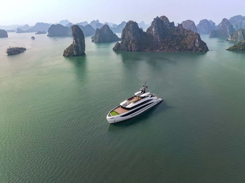 Full Day: Fabulous Halong Bay Tour with Taliya Cruise 5<em> – Key Things That Make This Halong Bay Day Feel Special’ /></p>
<ul>
<li><strong>Lan Ha Bay time with quiet water choices</strong>, not just a drive-by photo stop</li>
<li><strong>Dark and Bright cave</strong> with a bamboo-boat row that gets you close to the rock formations and calm coves</li>
<li><strong>Ao Ech kayaking and swimming</strong>, where the water is clear enough to make the swim worth it</li>
<li><strong>Afternoon tea plus a spring-roll cooking demo</strong>, a practical taste of Vietnamese food culture</li>
<li><strong>Sunset party on the sundeck</strong>, with an outdoor jacuzzi moment for people who want to relax in style</li>
<li><strong>Top-rated service</strong>, including guide support that guests call out by name, like Chung Hoeng Van and Frank</li>
</ul>
<div class="twil" style="margin: 20px 0; padding: 15px 0;"><p>Ha Long Bay, other ways onto the water</p><ul style="margin: 10px 0; padding-left: 0; list-style: none;"><li style="margin: 6px 0; line-height: 1.4;"><a href="https://lovingvietnam.com/hanoi-ha-long-bay-day-cruise-swimming-meal-kayaking/">Hanoi: Ha Long Bay Day Cruise – Swimming, Meal, Kayaking</a><span style="margin-left: 8px; font-size: 0.82em; color: #555; white-space: nowrap;"><span style="color: #a8600a;">★</span> 4.7 &middot; 7,415 reviews</span></li><li style="margin: 6px 0; line-height: 1.4;"><a href="https://lovingvietnam.com/amanda-cruise-ha-long-lan-ha-bay-all-inclusive-2d1n-3d2n/">Amanda Cruise – Ha Long, Lan Ha Bay – All Inclusive 2D1N & 3D2N</a><span style="margin-left: 8px; font-size: 0.82em; color: #555; white-space: nowrap;"><span style="color: #a8600a;">★</span> 5.0 &middot; 4,358 reviews</span></li><li style="margin: 6px 0; line-height: 1.4;"><a href="https://lovingvietnam.com/cozy-bay-halong-5-star-day-cruise-buffet-cave-kayak-swimming/">Cozy Bay Halong 5-Star Day Cruise, Buffet, Cave, Kayak, Swimming</a><span style="margin-left: 8px; font-size: 0.82em; color: #555; white-space: nowrap;"><span style="color: #a8600a;">★</span> 5.0 &middot; 3,512 reviews</span></li><li style="margin: 6px 0; line-height: 1.4;"><a href="https://lovingvietnam.com/hanoi-2-day-halong-lan-ha-bay-5-star-cruise-with-balcony/">Hanoi: 2-Day Halong & Lan Ha Bay 5-Star Cruise with Balcony</a><span style="margin-left: 8px; font-size: 0.82em; color: #555; white-space: nowrap;"><span style="color: #a8600a;">★</span> 4.8 &middot; 3,300 reviews</span></li></ul></div><h2 id="how-the-day-trip-tempo-works-from-hanoi">How the Day Trip Tempo Works From Hanoi</h2>
<p><img width="820" height="615" decoding="async" src=