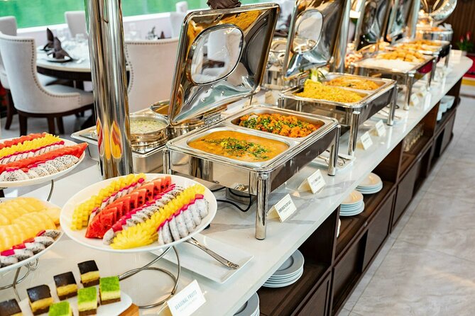 Full day Halong Bay Luxury Cruise - buffet lunch, kayak, swim. - Lunch on board: local buffet, vegetarian available