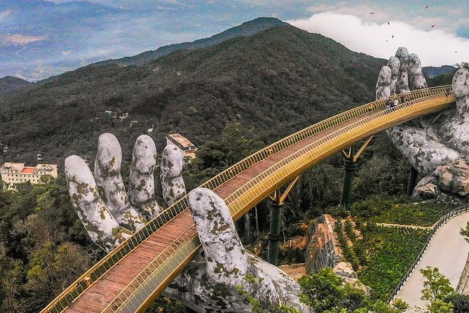 Golden Bridge & Ba Na Hills 1 Day including buffets lunch & 2 ways Cable Car - Le Jardin D’amour and Linh Ung Pagoda: Slower Stops That Make the Day Feel Longer