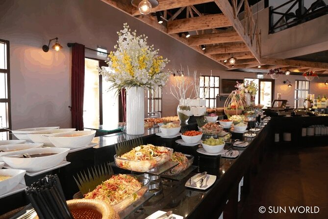 Golden Bridge -Ba Na Hills including buffet lunch ,Cable car 2 way From Da Nang - Buffet lunch on the mountains: what you get and why it helps