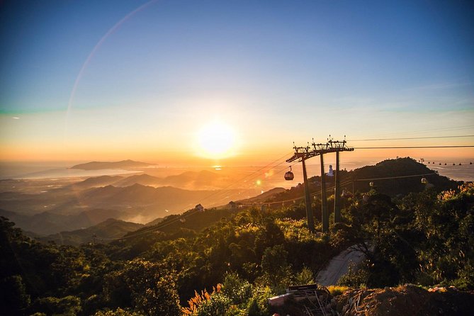 Golden Bridge - Ba Na Hills Private Tour - King Mountain and Sun World: cool air and a serious cable car ride